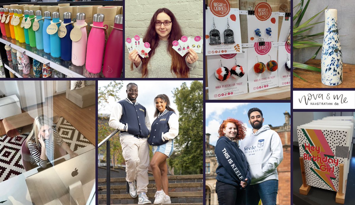 Show your support for local businesses at an upcoming launch event @KeeleSU. The event will see the launch of new products, all produced by local makers, in the SU shop The Hub. 📅 11am and 2pm, Tuesday, 1st Nov