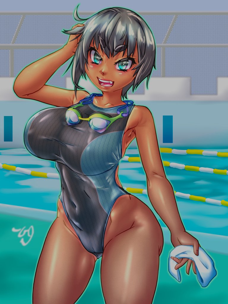 #競泳水着の日
だいたい忘れてるな…(過去絵で失礼) 