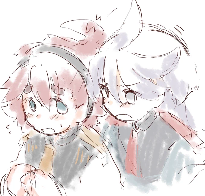水星にハマった月だった……スレッタチャンスキ#今月描いた絵を晒そう 
