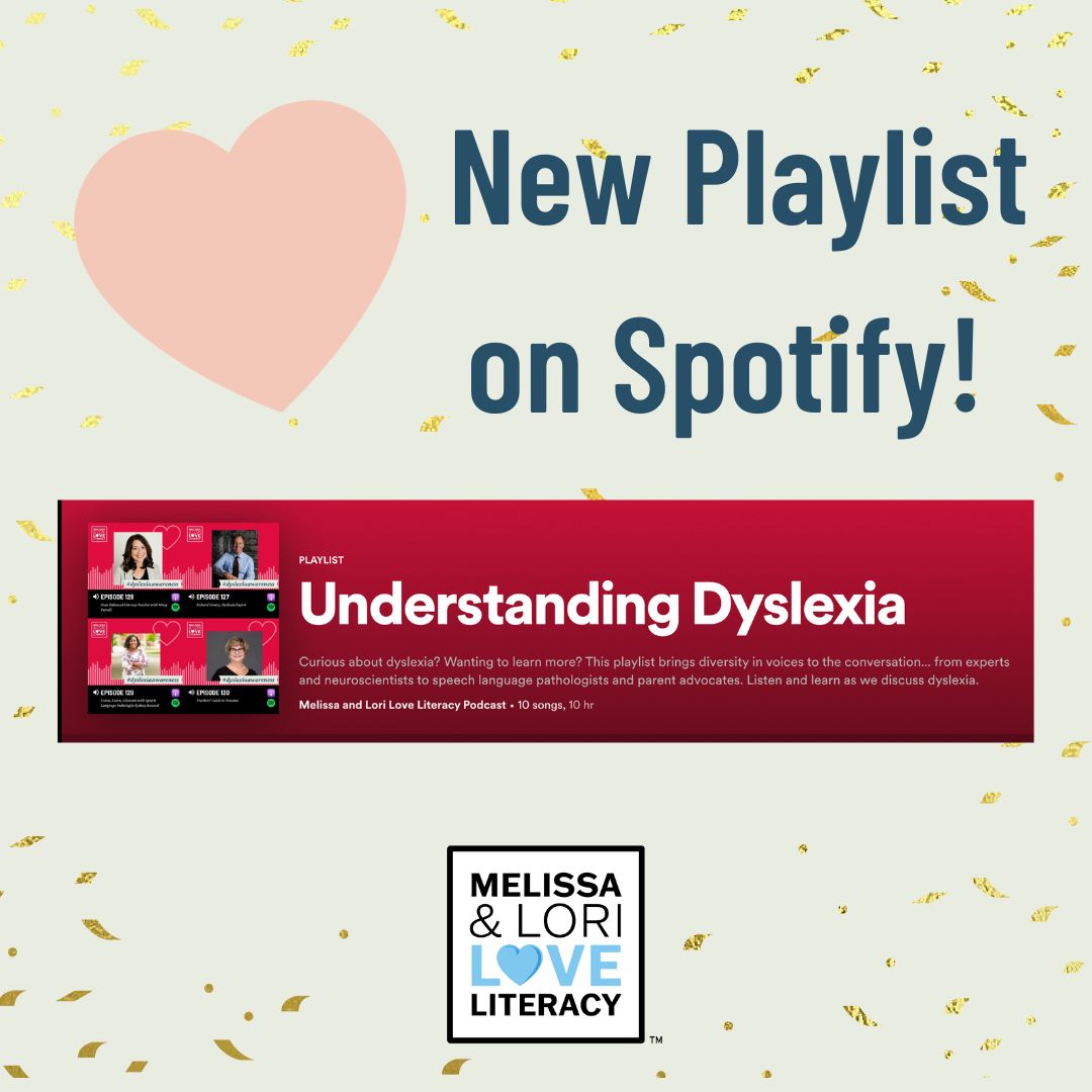 Looking to learn more about dyslexia? In case you missed our 11 (yes, E-L-E-V-E-N!) episodes posted during October about dyslexia, we've compiled them all in one place (thanks, Spotify!). We're loving this playlist concept, hope you do too! 😊 #dyslexia #scienceofreading #reading