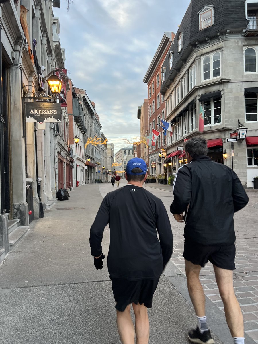 CAIS_Schools's tweet photo. Beautiful morning Fun Run through Old Montreal with the Heads of @stanstead1872 and @ashburycollege! It's going to be an amazing day at the 2022 CAIS Heads &amp; Chairs Conference. #wellnessactivity https://t.co/G9zOrYJEaa