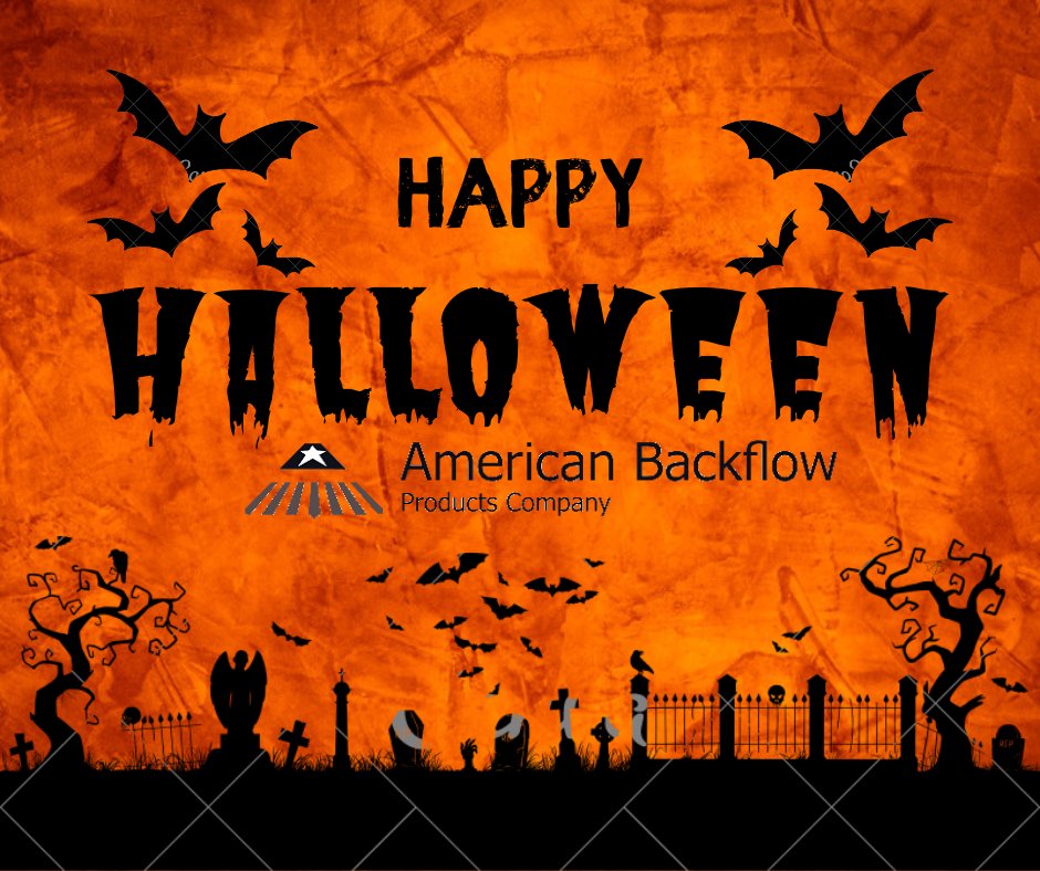 AmericanBFP's tweet photo. Happy Halloween from everyone here at American Backflow Products Company!
#Halloween #backflow #americanbackflowproducts #morethanasupplier https://t.co/7x8AFH9LsN