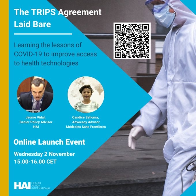 Catch @CandisiweS speaking on learning lessons from the COVID pandemic to improve access to health technologies with @HAImedicines. 🗓️ November 2nd Register here: us02web.zoom.us/meeting/regist…