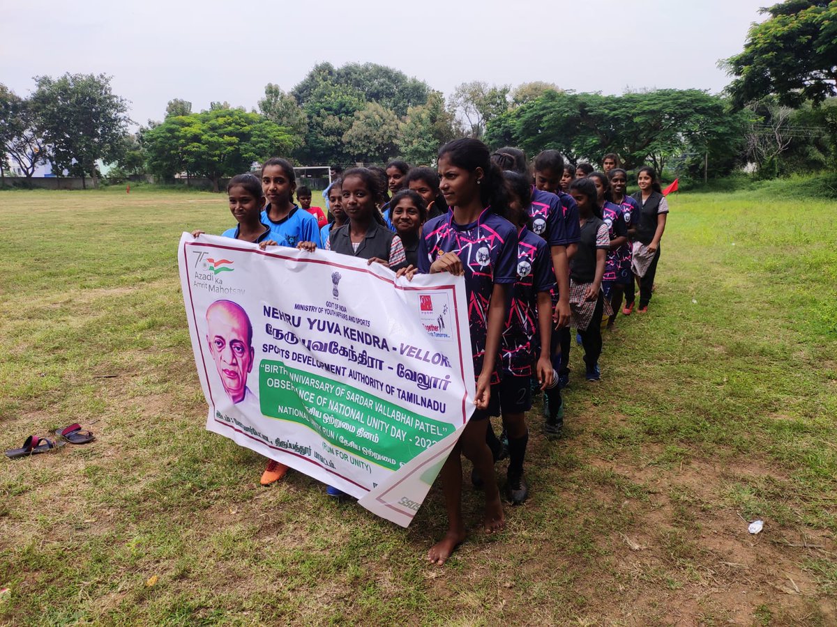MYBharatVellore's tweet photo. #UNITYRUN2022 conducted at Tirupathur Block sakthi youth club #NykVellore
#RunForUnity
#UnityRunwithNyks
#SardarVallabhaiPatel
#AmritMahotsav
#NationalUnityDay
@ianuragthakur @NYKSTamilnadu
@YASMinistry
@sanjayjavin
@NITKM2021
@Nyksindia
@NyksProgramme
@nykssouthzone https://t.co/rDkuG9F6Lr
