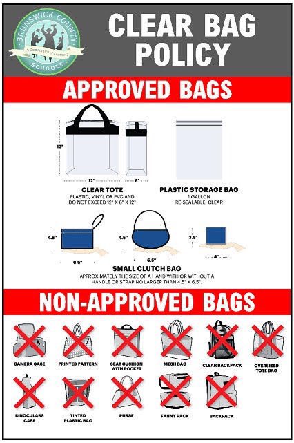 ScorpTown's tweet photo. 🚨Attention Scorpion Fans🚨 In order to provide a safe and secure environment for our parents, community members, students, athletes, staff, and officials, Brunswick County Schools will implement a Clear Bag Policy for all major events held on the campus of BCS high schools. https://t.co/NCkD7UxwGP