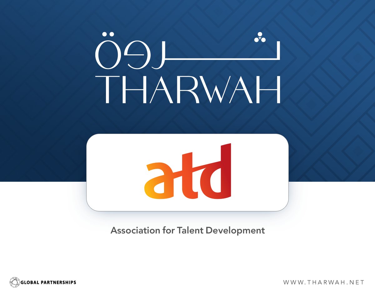 Tharwah_Company's tweet photo. Tharwah is pleased to announce the partnership with @atd to become an Authorized Global Partner.
#Tharwah #ATD #Partnership #Talent_Development https://t.co/CrfknJI2Uv