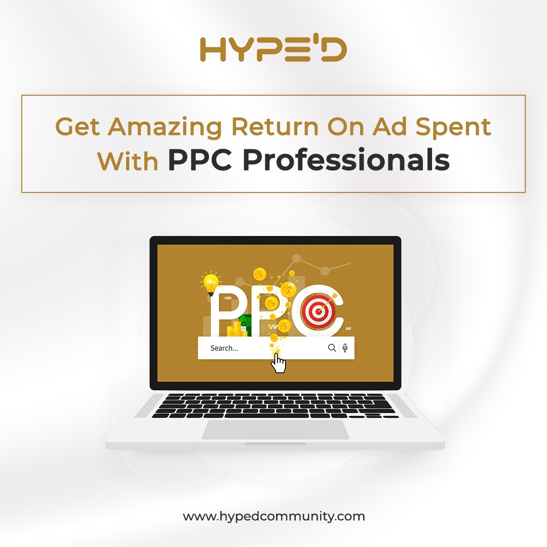 Get Amazing Return On Ad Spent With PPC Professionals of Hyped Technologies! 💥

#ppc #ppcexpert #googleads #ads #expert #SEO #webdeveloper #webdevelopment #digitaladvertising #marketingagency #digital #socialmedia #socialmediamarketing #seoservices #digitalmarketing