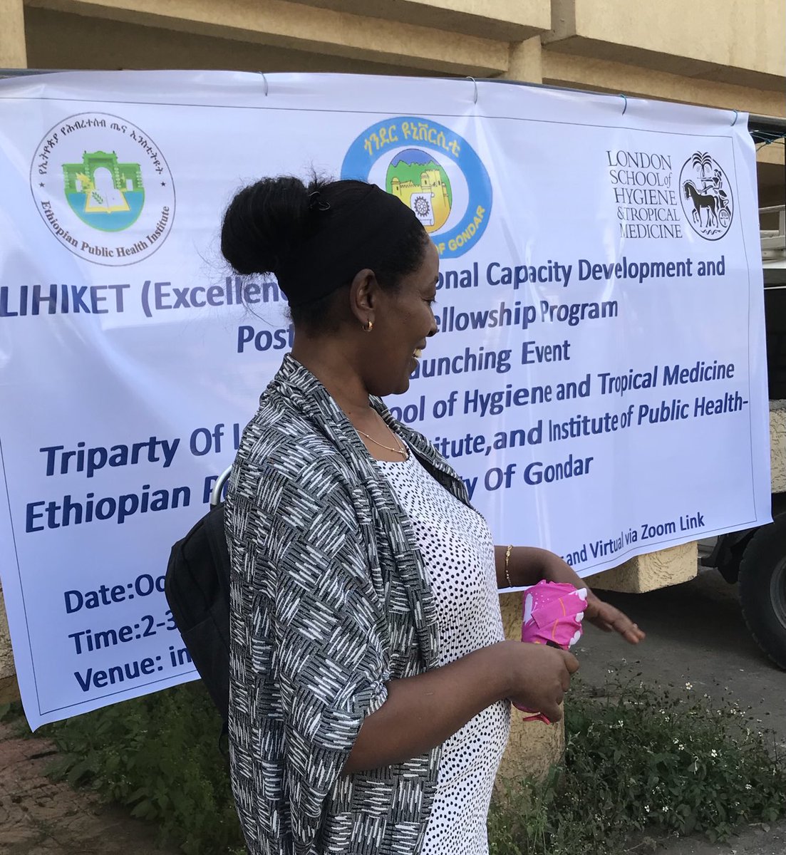 larsakepersson's tweet photo. Dr Zewditu, one of the postdoc fellows in the Lihiket research capacity development partnership in Ethiopia #UniversityofGondar #EPHI #LSHTM https://t.co/0fqKYPyV6L