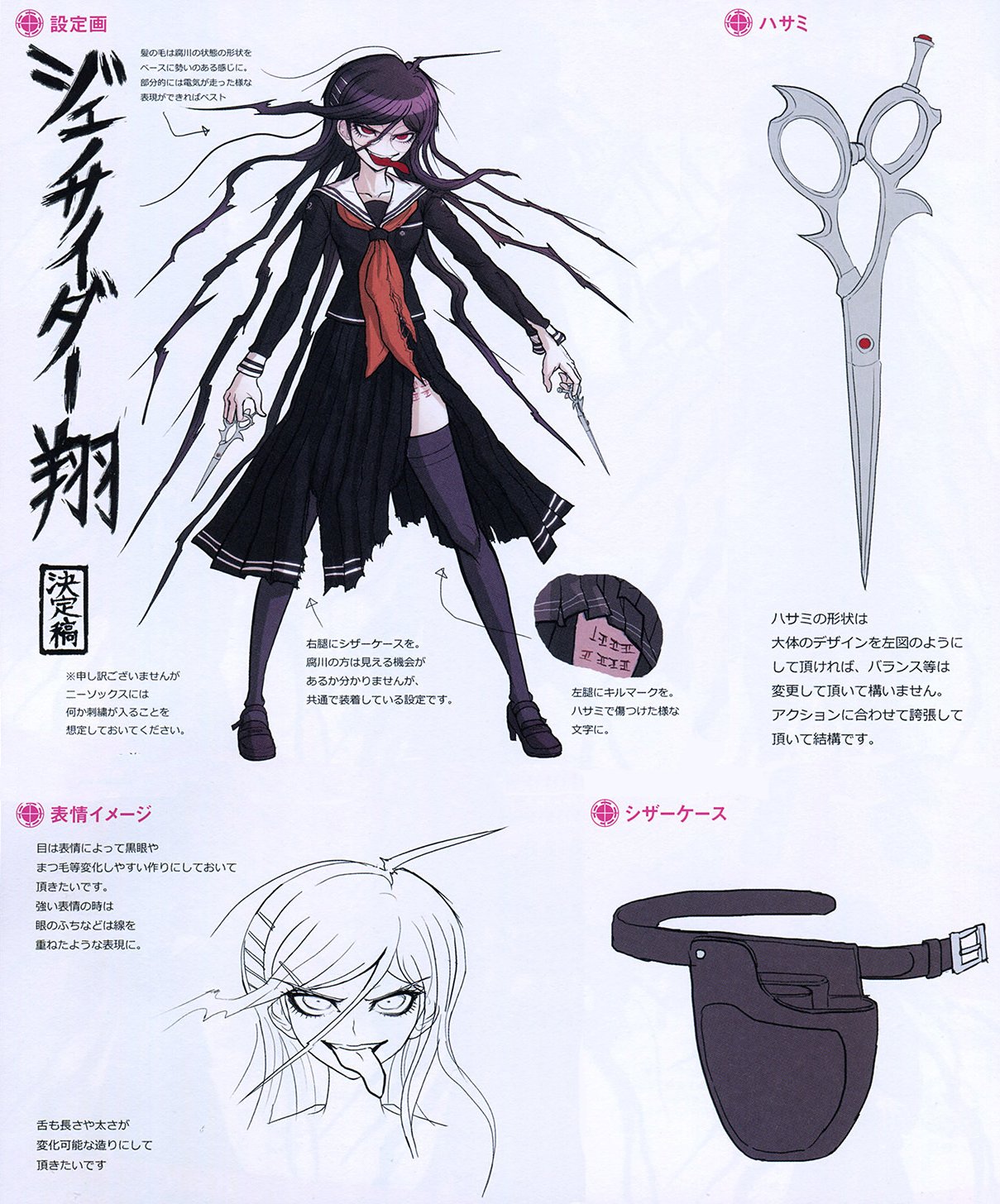Геноцид Джек Ultra Despair girls спрайты в полный рост