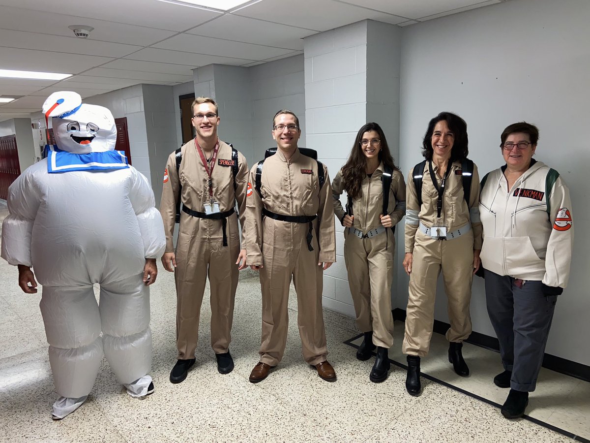 Ms_Calasso's tweet photo. If there’s something strange, on Wildcat Way… 

WHO YOU GONNA CALL?!

Ghostbusters!! #BectonScience 👻
@BectonHS @BectonCouncil https://t.co/DFkPCgSfhG