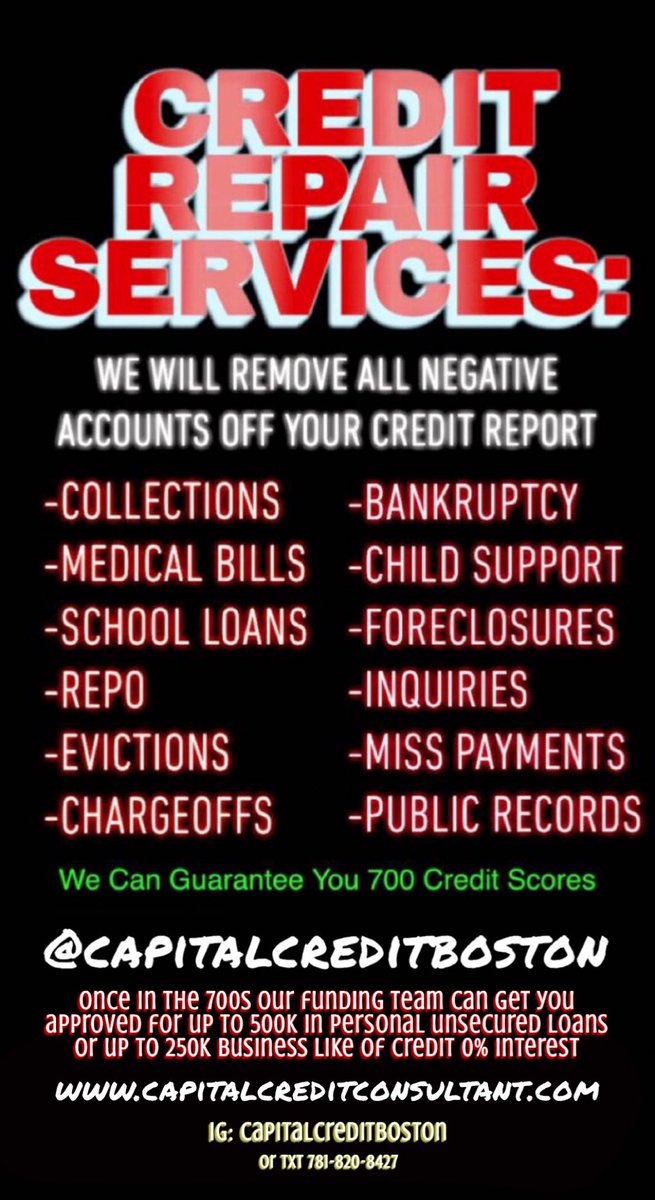 _DiamondHandz's tweet image. Been a minute but I officially opened my own credit repair business ‼️ if anyone needs their credit fixed or knows someone please refer them my way! 🖤💳 @doodles