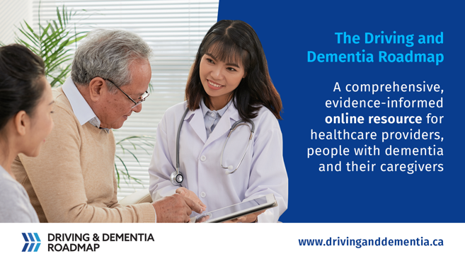 Supporting individuals with dementia and those closest to them can be challenging, especially when discussing their safety with driving. The Driving and Dementia Roadmap helps healthcare providers guide patients throughout the driving cessation process. drivinganddementia.ca