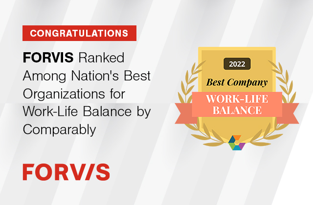 .<a href="/FORVIS/">FORVIS</a> is proud to receive the Best Work-Life Balance award from <a href="/Comparably/">Comparably</a>! Apply to take part in this award-winning culture: bit.ly/3flX3KU