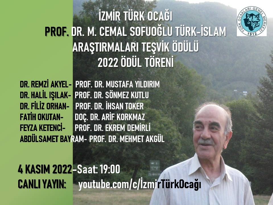 Kıymetli ödül sahipleri ve değerli danışmanlarının konuşmalarının yer alacağı 2022 yılı ödül töreni, bu yıl da çevrimiçi olacak ve YouTube'tan canlı yayınlanacaktır. Törende bizimle birlikte olmanızdan onur duyarız.