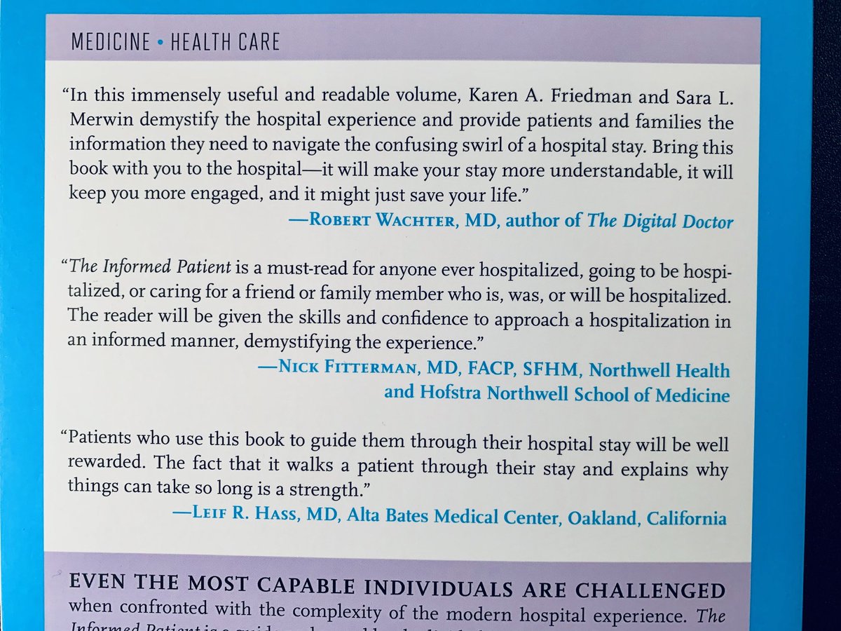 Sara obsessed epidemiologist Merwin MPH (@saramerwin1) on Twitter photo <a href="/USofHC/">United States of Healthcare</a> @GeriLynn <a href="/DrRonaldHoffman/">Dr. Ronald Hoffman</a> @colleencarter01 @JournalMyHealt1 <a href="/janoldenburg/">Jan Oldenburg âŽď¸</a> It is ever more important & necessary to advocate & engage in oneâs health care. Dr <a href="/KarenFriedman9/">Karen Friedman MD MS</a> & I have written a guide for patients, families & caregivers specific to the ER & hospital in our book âThe Informed patient: A Complete Guide to a Hospital Stayâ. <a href="/USofHC/">United States of Healthcare</a> @GeriLynn <a href="/DrRonaldHoffman/">Dr. Ronald Hoffman</a> @colleencarter01 @JournalMyHealt1 <a href="/janoldenburg/">Jan Oldenburg âŽď¸</a> It is ever more important & necessary to advocate & engage in oneâs health care. Dr <a href="/KarenFriedman9/">Karen Friedman MD MS</a> & I have written a guide for patients, families & caregivers specific to the ER & hospital in our book âThe Informed patient: A Complete Guide to a Hospital Stayâ.