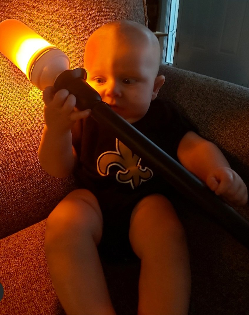 KarryRB's tweet image. @KyleBrandt @gmfb 
Jack from the @Saints #NewOrleansSaints got the #Scepter on Halloween for his Best #AngryRun
