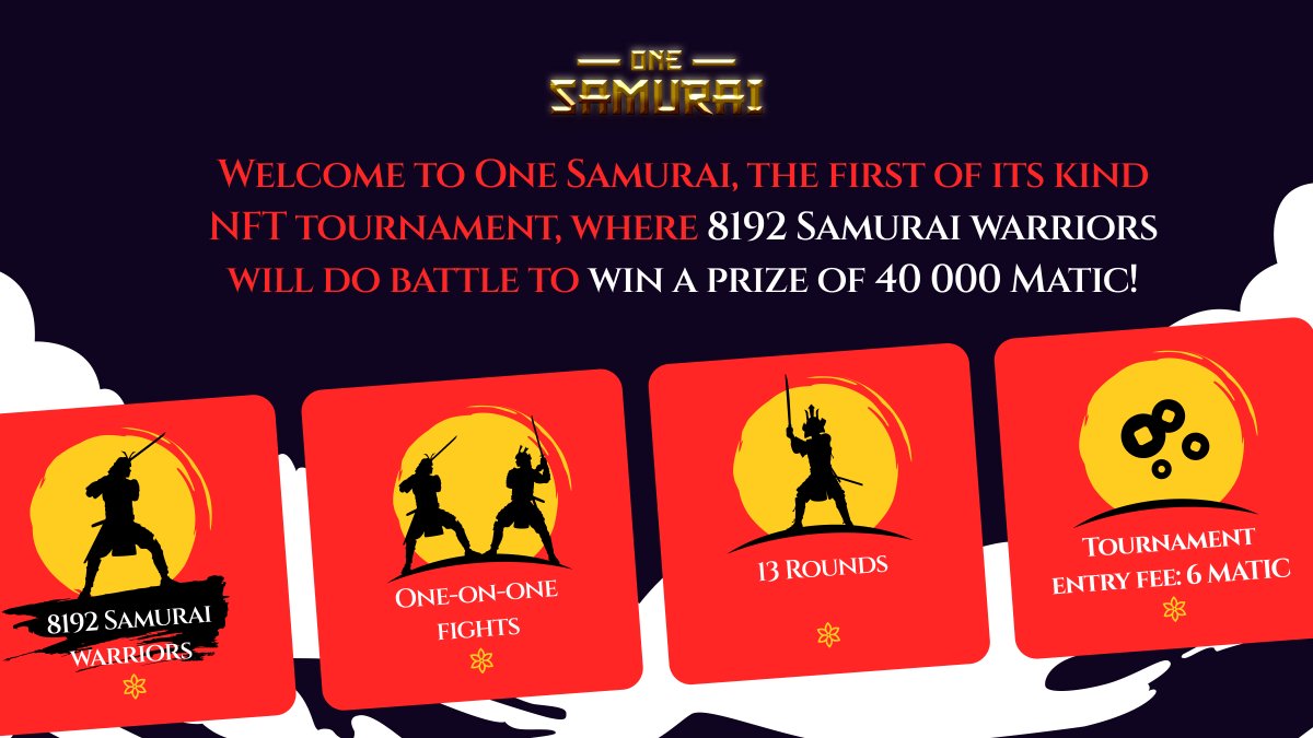 OneSamuraiNFT's tweet photo. โ๏ธHow can I trust the results of a tournament? ๐
Battle details are registered on the Polygon blockchain and can be inspected by anyone at will.
#OneSamuraiNFT #NFTCommunity #Warriors #MATIC #OneSamurai #PolygonNFT #community https://t.co/i9n9iTNNIW