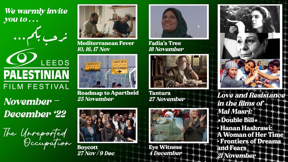Leeds Palestinian Film Festival tweet media