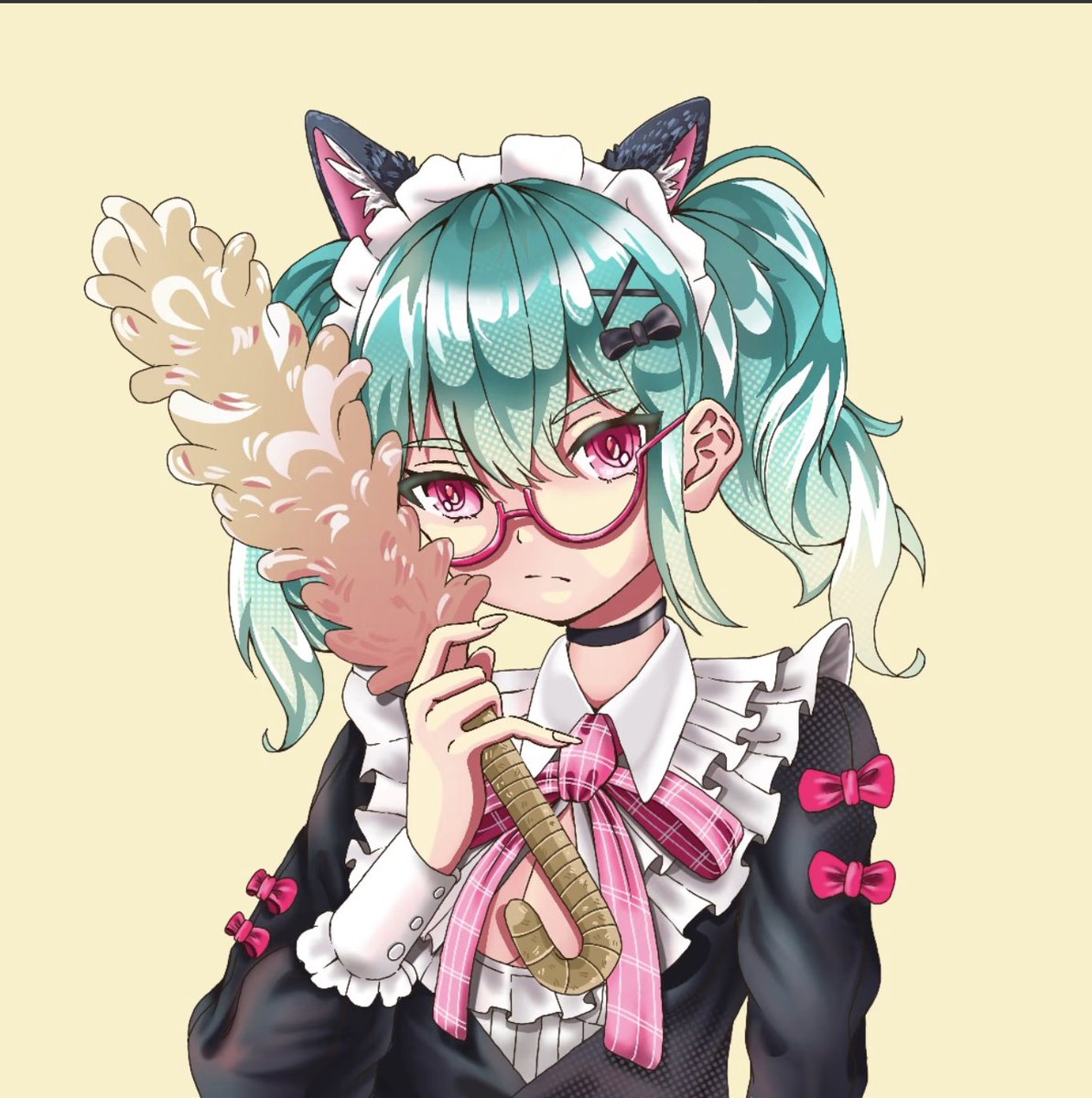 shin2's tweet photo. CryptMaidsの娘��成長すると、こんなメガネっ娘になることを妄想中♪
右のメガネっ娘メイドはタイのクリエイターさんです😊
#CryptMaids #NFTTHAILAND 
@CMaids001 @AKIRA_SYSTEM https://t.co/2BdnHVM4XV