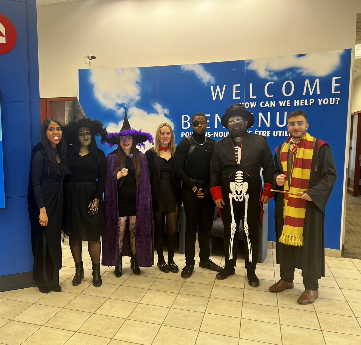 Happy Halloween from team 10th Line &amp; Innes! Candy for our clients all day and these spooky costumes on display!