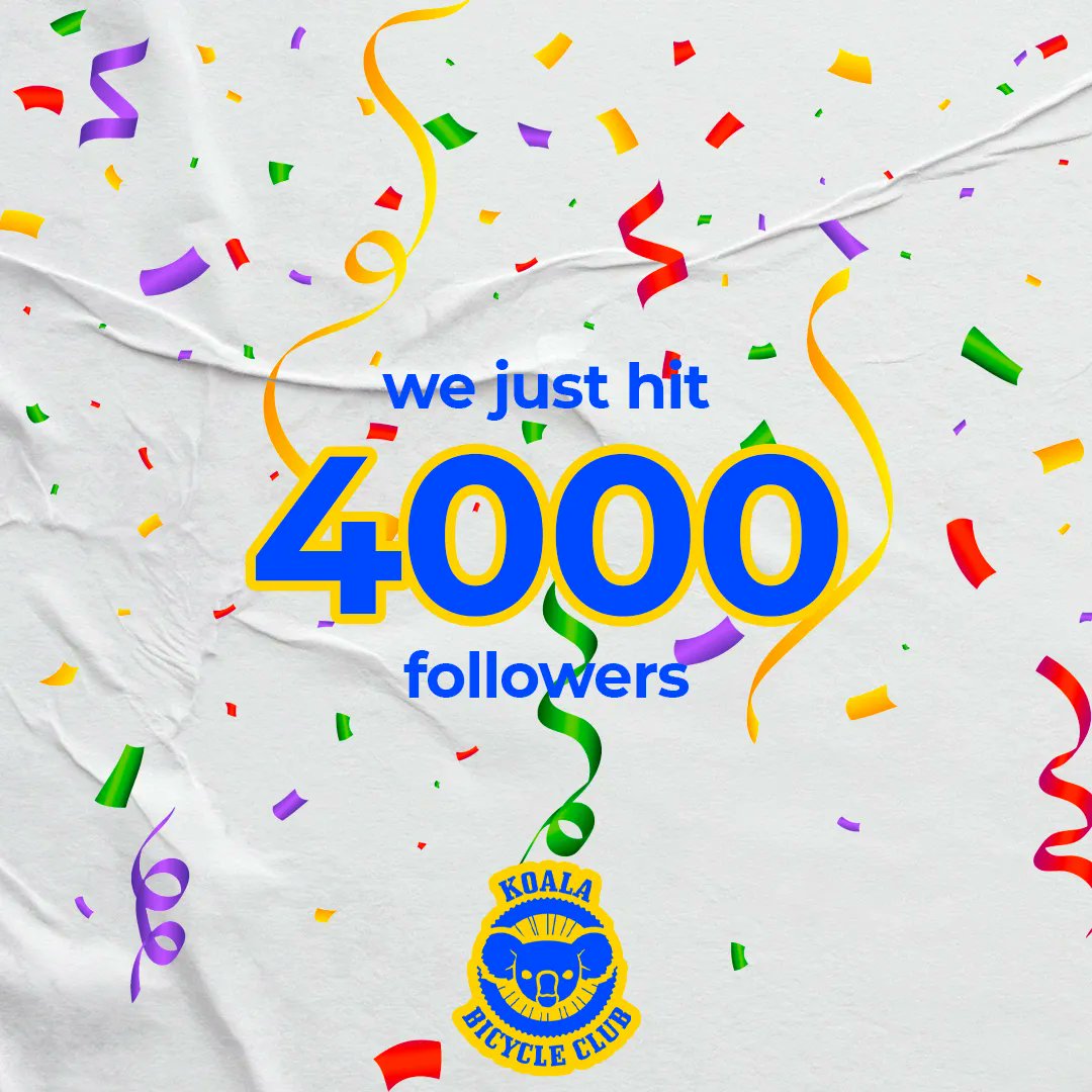 Koala_B_Club's tweet photo. The word is out! 🚴🐨

Several milestones to celebrate:
1️⃣+4000 folowers on Twitter
2️⃣~1500 members on Discord
3️⃣~15k volume on Club100 secondary.

Let's celebrate in style!🐨🍾

One Club100 for grabs!
To win: like/RT this post and react on the discord giveaway.
48h
#CNFTGiveaway https://t.co/tjDF2vWhcN
