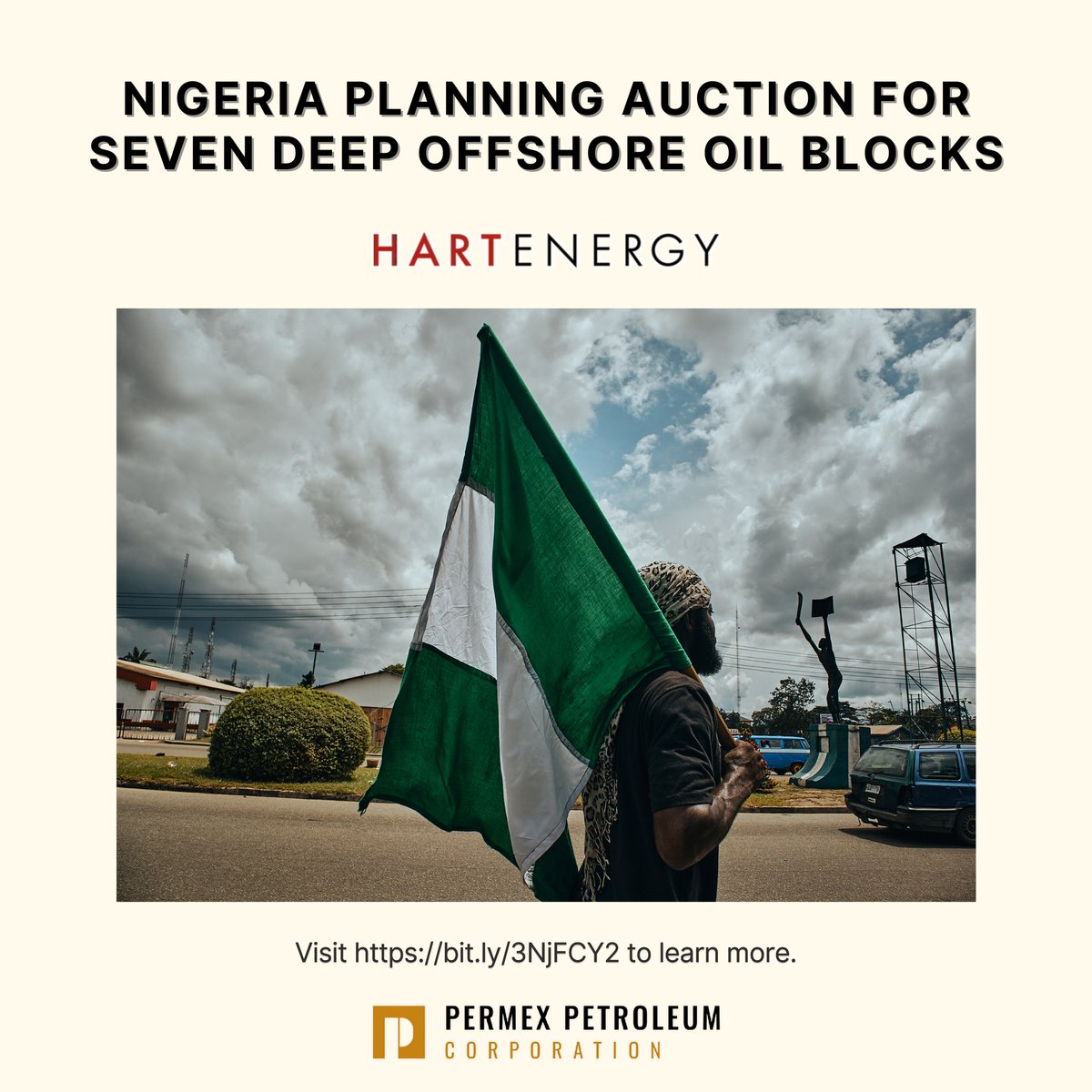 PermexPetroleum's tweet photo. Latest News from HartEnergy (https://t.co/CJueKTyvhp):
"Nigeria is planning to auction seven deep offshore oil blocks, 15 years since the last ones were auctioned, the upstream regulator said on Oct. 29."
-
#permexpetroleum #oilandgas #permex #oilnews https://t.co/RkQRAuaHsP