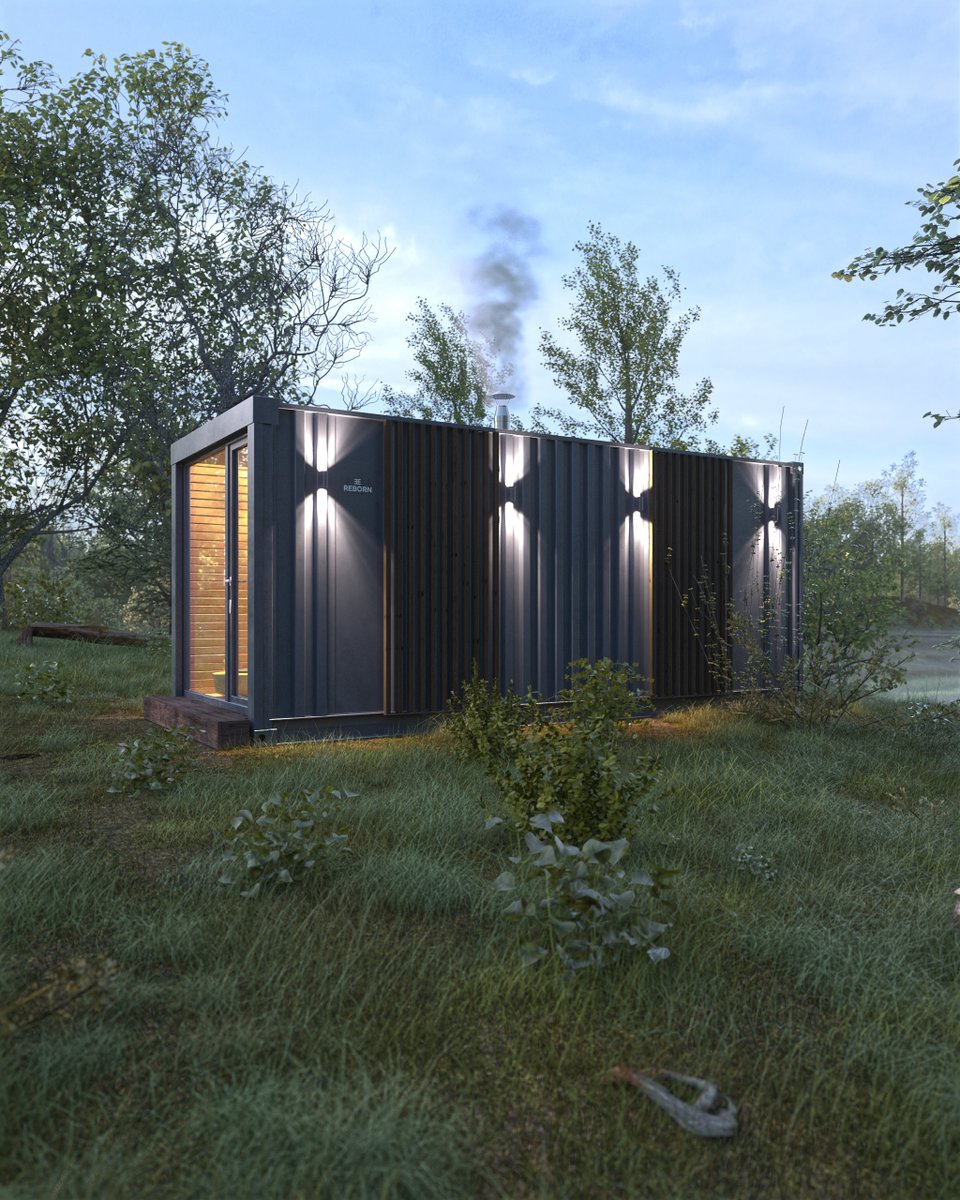 BoredXrchitect's tweet photo. 'Reborn' Container Sauna 3D Visualization by PhayaWorks 
https://t.co/vi7a4ExcMO
.
.
#rebornsaunas #octanerender #octane #containersauna #3dvisualization #phayaworks #3drender #exterior #container #sauna #nature #3dnature #saunadesign #3dlandscape #3dart #digitalartist #3dartist https://t.co/8AHOeJy8Pc