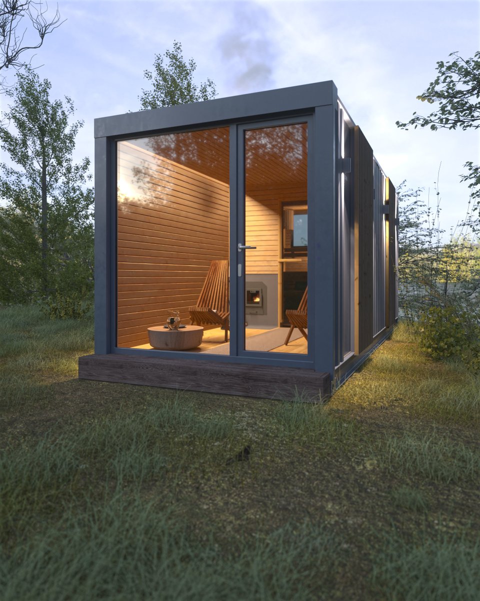 BoredXrchitect's tweet photo. 'Reborn' Container Sauna 3D Visualization by PhayaWorks 
https://t.co/vi7a4ExcMO
.
.
#rebornsaunas #octanerender #octane #containersauna #3dvisualization #phayaworks #3drender #exterior #container #sauna #nature #3dnature #saunadesign #3dlandscape #3dart #digitalartist #3dartist https://t.co/8AHOeJy8Pc