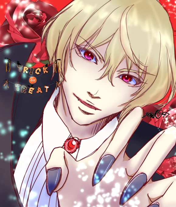 【イラスト】はろうぃん2022アニジャ#ゆえる画廊 