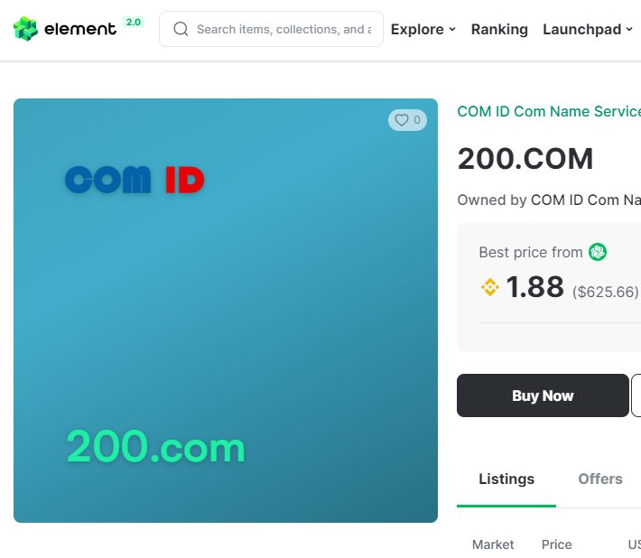 COM ID: COM Name Service tweet media