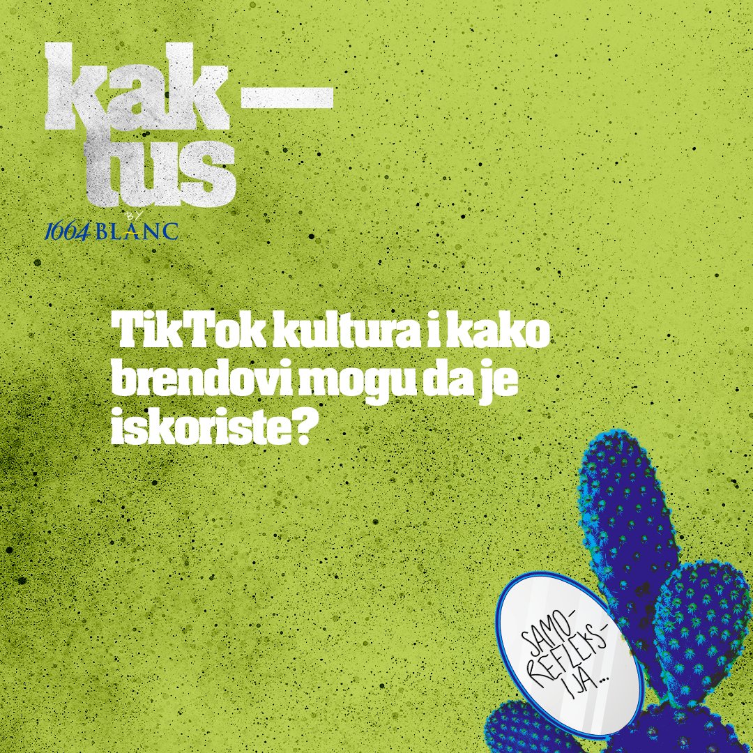 TikTok kultura iz ugla brendova i influensera - sutra od 14.30h samo na festivalu #kaktus2022! 

Ceo program pogledajte na našem zvaničnom sajtu 🌵kaktus.rs