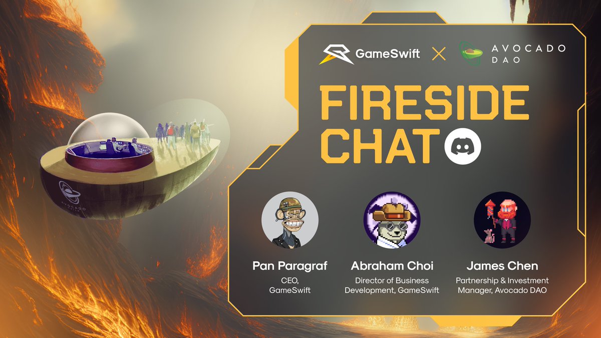 Fireside chat with @Avocadoguild is now live!📢 Prepare your questions for a special chat with @PanParagraf @abesarangchoi & @TezosWillBezos! 🏅Best 3 live questions win one of 3x $50 in $ETH 🏅Join Trick or Treat to win a Hunter Role (WL Spot) 📍discord.gg/AvocadoGuild