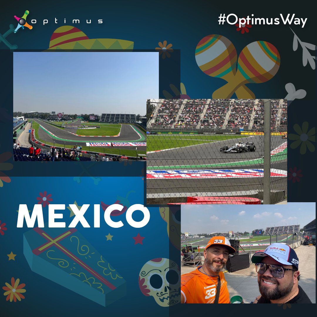 OptimusPro_'s tweet photo. This is the #OptimusWay @ Mexico. Part III
The 2022 Mexican Grand Prix
#Business #Transformation #BeaGuru #DigitalTransformation #Office365 #PowerBi #Azure #Microsoft #Software #LinkedInTT #Caribbean #Intcomex #Jamaica #Kingston #BizTech #Dynamics365 #Summit #Canalys https://t.co/A66xZVMc04