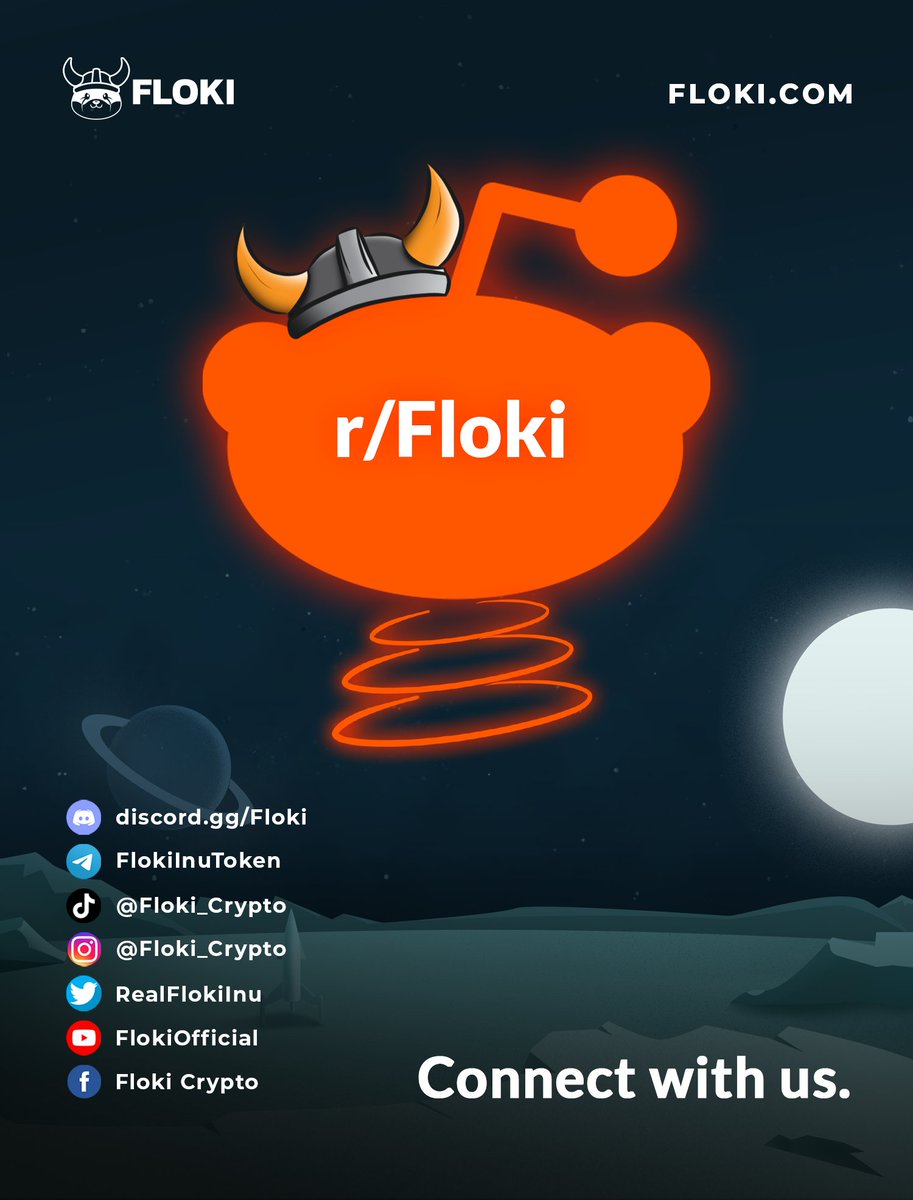 The #Floki Vikings are taking over Reddit! Reddit is a social platform with one of the largest crypto communities, averaging over 430 million active monthly users. Growing our Viking presence is vital. Come join us at r/floki. Let’s take over ❤️ reddit.com/r/Floki/