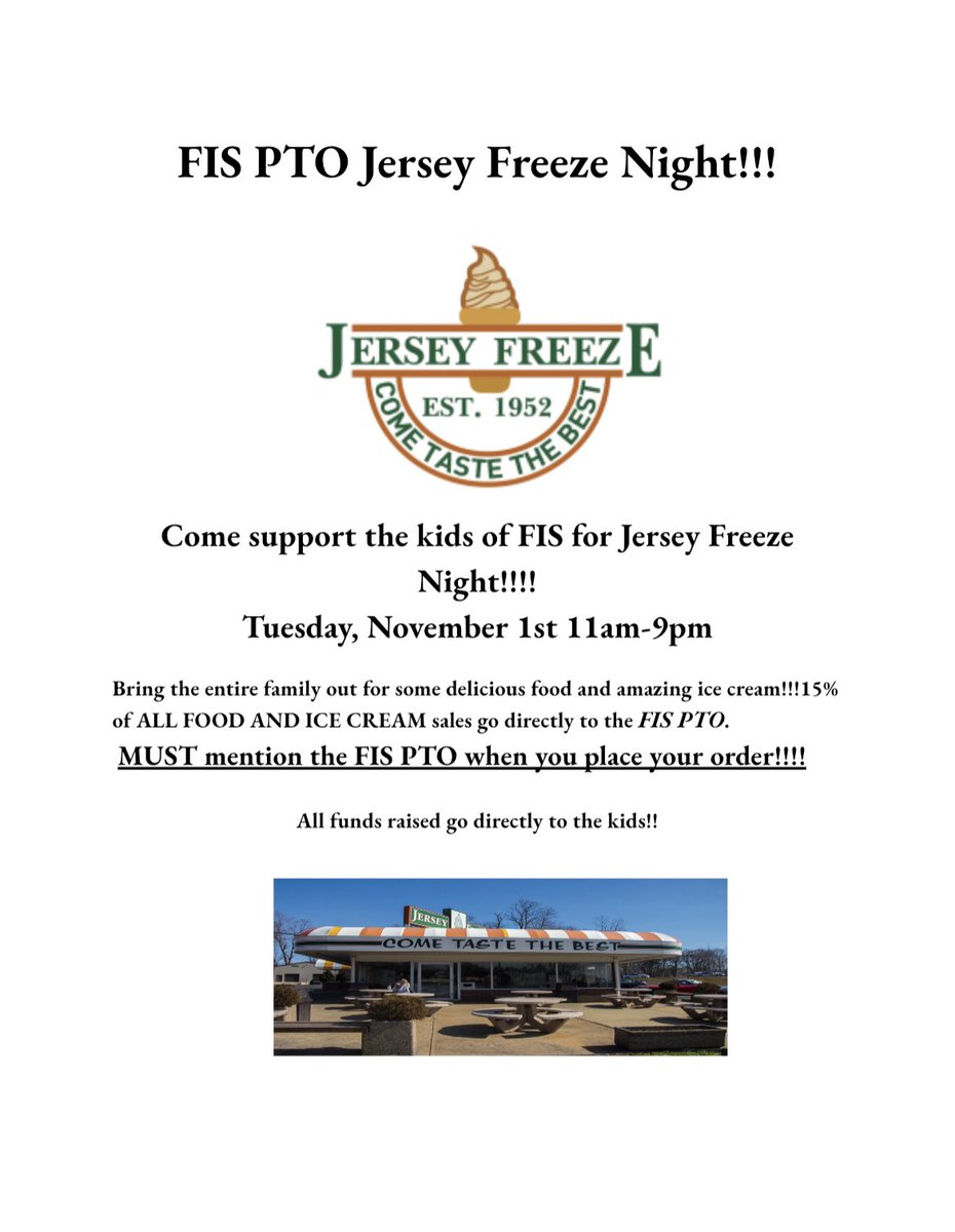FisPto's tweet photo. Come out and support the kids at FIS!  TOMORROW 11am-9pm! https://t.co/GYPTQ6vio5