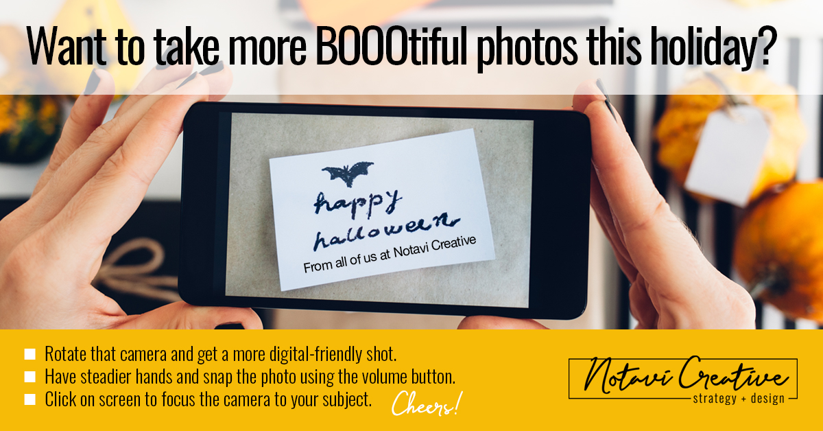 Happy Halloween from all of us at Notavi Creative!

#Halloween2022 #photos #holiday