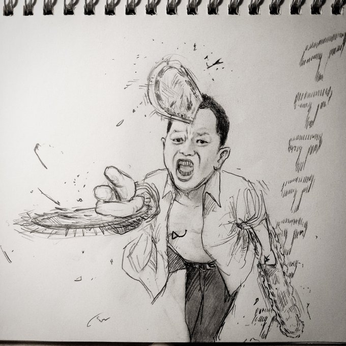#今月描いた絵を晒そう

・チェンスーマン
・「これ今何してますのん?」
・エミネム
・岸大介 in 素敵な水彩画

※あえてエミネムを岸大介の間に挟ませていただきました。 