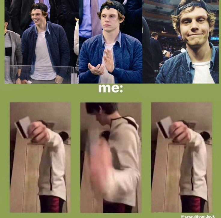 evancomfort's tweet image. this evan peters 🛐