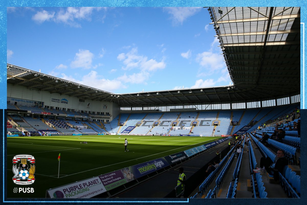 NEWS: Coventry City are very pleased to confirm that Tuesday night’s game against Blackburn Rovers will take place at the Coventry Building Society Arena. More ➡️ bit.ly/3FvT9K5 #PUSB