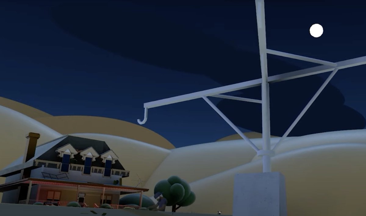 BornImmersive's tweet photo. Would you rather watch horror films this Halloween or jump right into one? We loved exploring @Monkeypaw's immersive #NopeMovie experience in Horizon Worlds – just don’t look up 👀 https://t.co/pwMTLpX566