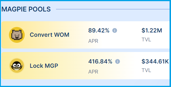 Day7️⃣ Vote-Locked MGP
 
Lock MGP and get vlMGP at 1:1 ratio.💯

Benefits
💰Earn +400% APR
⚖️Governance rights

A snapshot will be taken NOV 1st, the team will verify each task and randomly select winners.📷
 
RT + Mint OAT to share 1k $BUSD!🎁
galxe.com/magpiexyz/camp…

#BNB #DEFI