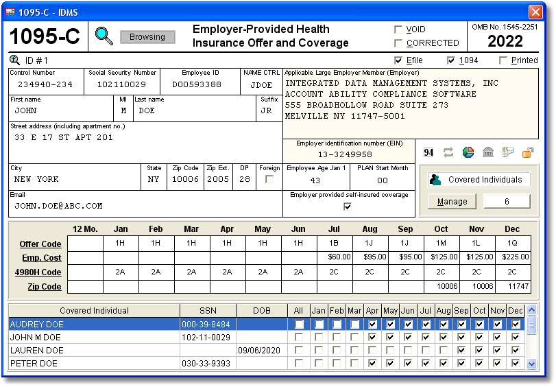 Account_Ability's tweet photo. 1095-C ACA Software to Create, Print, and E-File IRS Form 1094-C/1095-C. Data is entered onto windows that resemble the actual forms. Imports employee information from spreadsheets &amp; delimited text files.
https://t.co/grXmH70OKt
#ACCOUNTABILITY #1095CSoftware #ACASoftware https://t.co/gLfzcGnBji