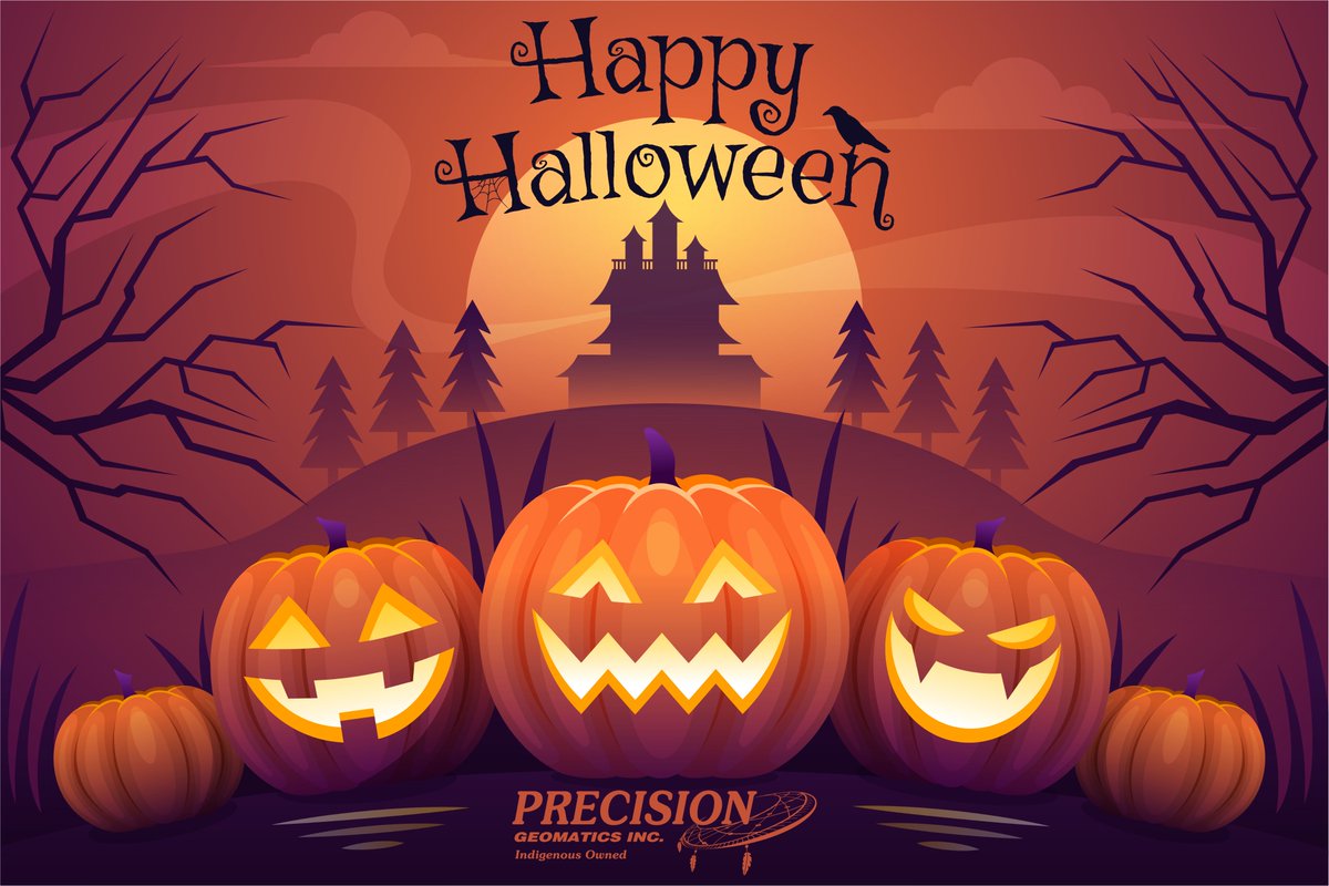 PrecisionGeo's tweet photo. Happy Halloween, Stay safe from all the little ghouls and goblins tonight from Precision Geomatics
#precisiongeomatics
#pregeo
#halloween
#surveyors
#oilsandgas https://t.co/Ut4KxmZWsO