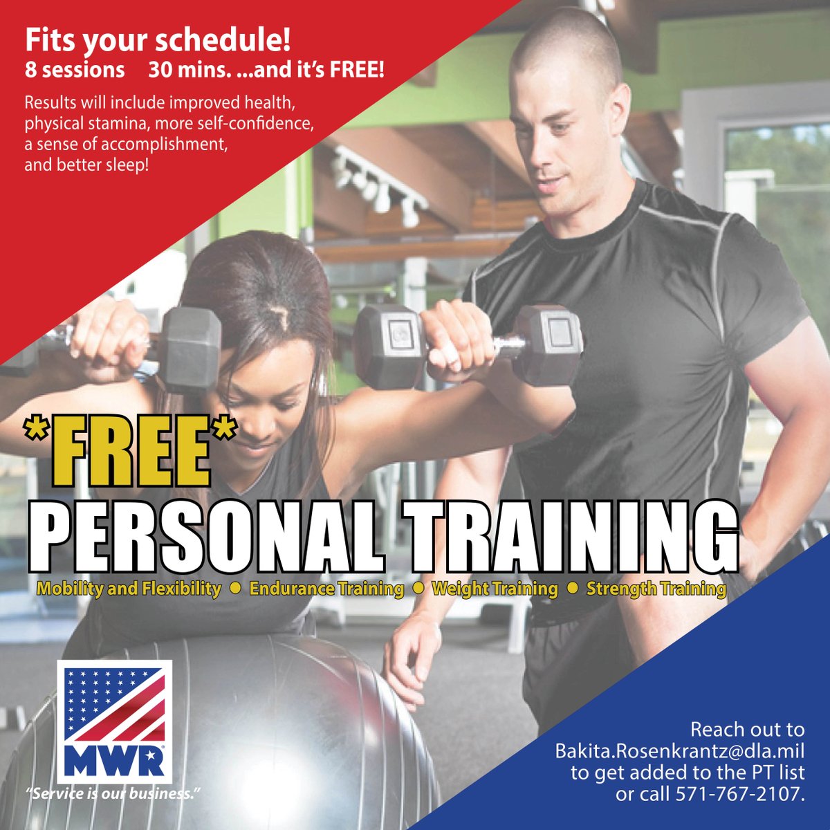 dlaHQCfmwr's tweet image. Have you ever heard that summer bodies are made in the fall and winter? 
Visit the HQC Fitness Center to learn how they can help you meet your fitness goals!
#dlafmwrenterprise   #MotivationMonday   #TimeToGetStarted