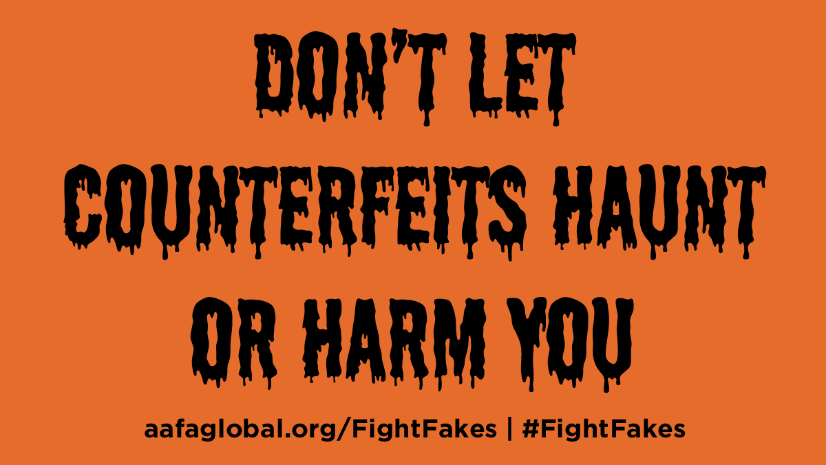 apparelfootwear's tweet photo. Did you know AAFA nominated Meta (including Facebook, Instagram, WhatsApp) as #NotoriousMarkets for the abundance of counterfeits & fraudulent ads? Stay safe today & every day with tips in bio. #FightFakes #StaySafe #HappyHalloween https://t.co/KuupRBiaDu