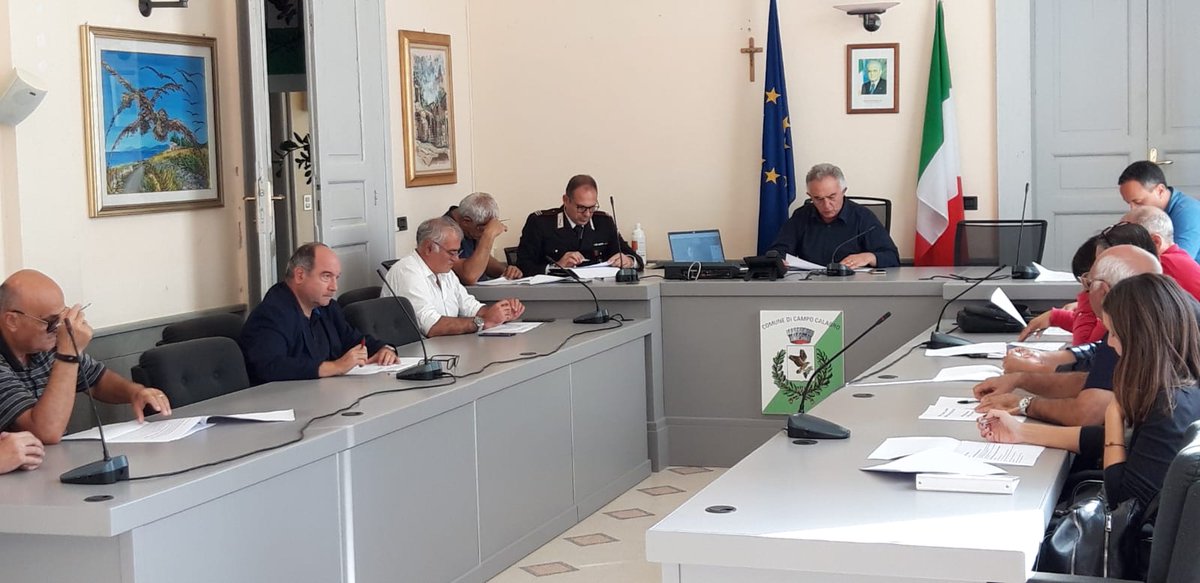 Palazzo della Maddalena, 31 ottobre. Riunione dei referenti di funzione del Comitato Operativo Comunale di Protezione Civile in preparazione all’esercitazione Exe Sisma dello Stretto 4/6 novembre 2022.