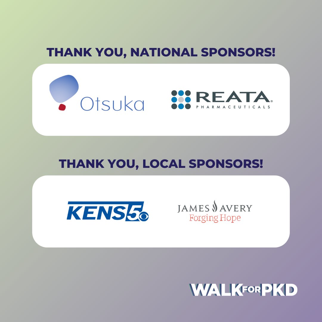 PKDFoundation's tweet photo. That concludes the 2022 Walk for PKD! We want to give a huge thank you to our National Presenting Sponsor, Otsuka Pharmaceuticals, National Bronze Sponsor, Reata Pharmaceuticals, and our local presenting sponsors, KENS 5 and James Avery. #WalkforPKD #endPKD https://t.co/Dj5eoZLABv