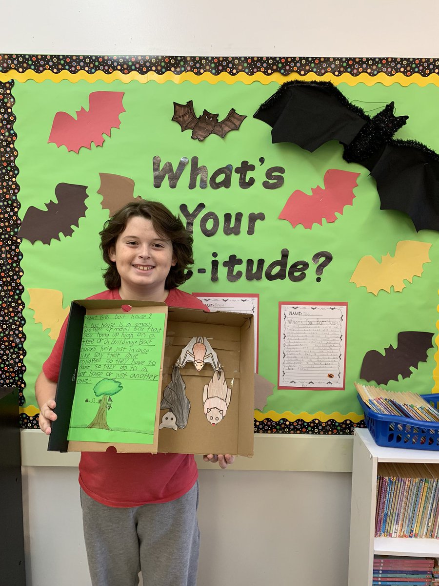 Riverheadgal's tweet photo. We have been going batty in Elementary! We have learned about bats and, today, bat houses were constructed. What a great job! We can finally put bats to bed, hanging upside down! @FatimaAcademy @NLESDCA #lovebats #bats #battyaboutbats https://t.co/odZujBz9IJ