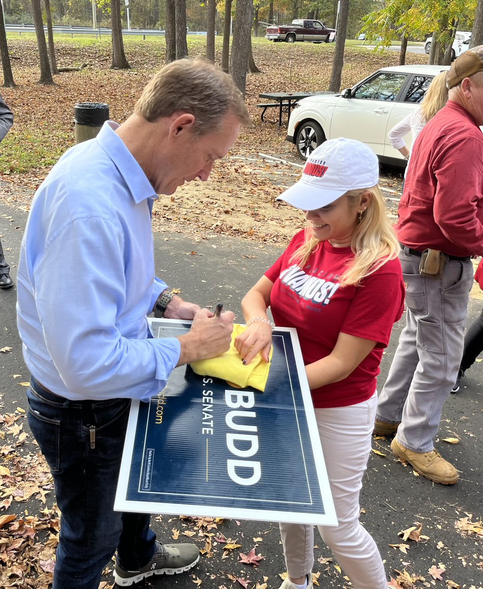 Thank you to the folks in Rocky Mount who are working tirelessly to get out the vote. Just 1 day until we stop the Biden/Beasley agenda that is crushing working families across NC who are trying to make ends meet.