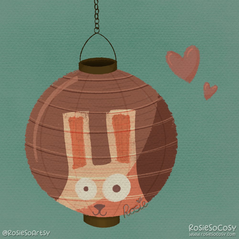 RosieSoArtsy's tweet photo. I've illustrated many things. But a paper lantern is not one of them. Well until tonight. I was doodling on the sofa and this came out. Couldn't resist sneaking in a Freezer Bunny.
#illustration #art #freezerbunny #procreate #eatsleepdraw #thesims #drawing https://t.co/rDuUTPnwSK